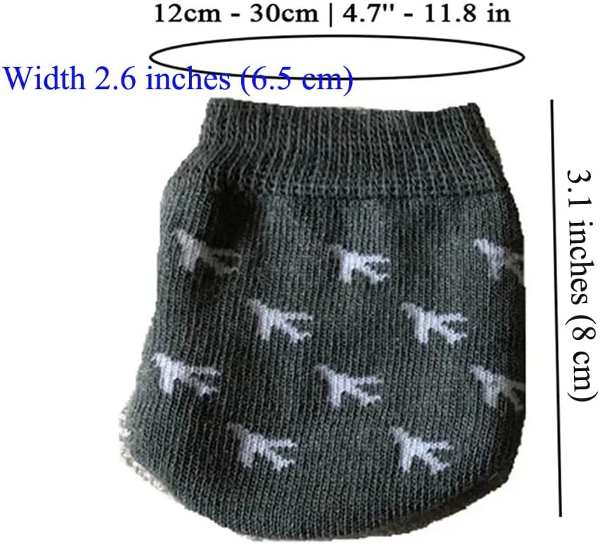 8 Pack Luggage Wheel Cover Socks Full Wrap Fabric Protector Universal Sleeve Case for Suitcase Prevents Floor Bed Dirt When Storing Travel Spinner Carry-on Bag