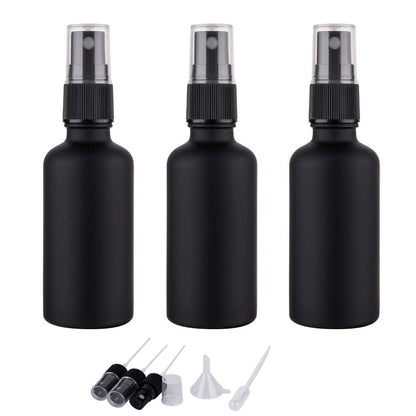 2oz Amber Glass Spray Bottles for Essential Oils, Set of 3