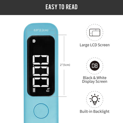 Digital Luggage Scale for Travel, 110Lbs Capacity, 0.1Lb Precision