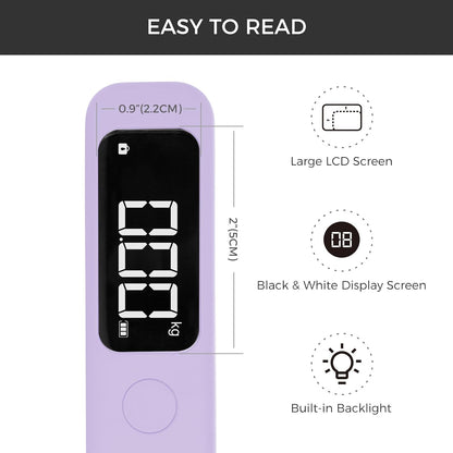 Digital Luggage Scale for Travel, 110Lbs Capacity, 0.1Lb Precision