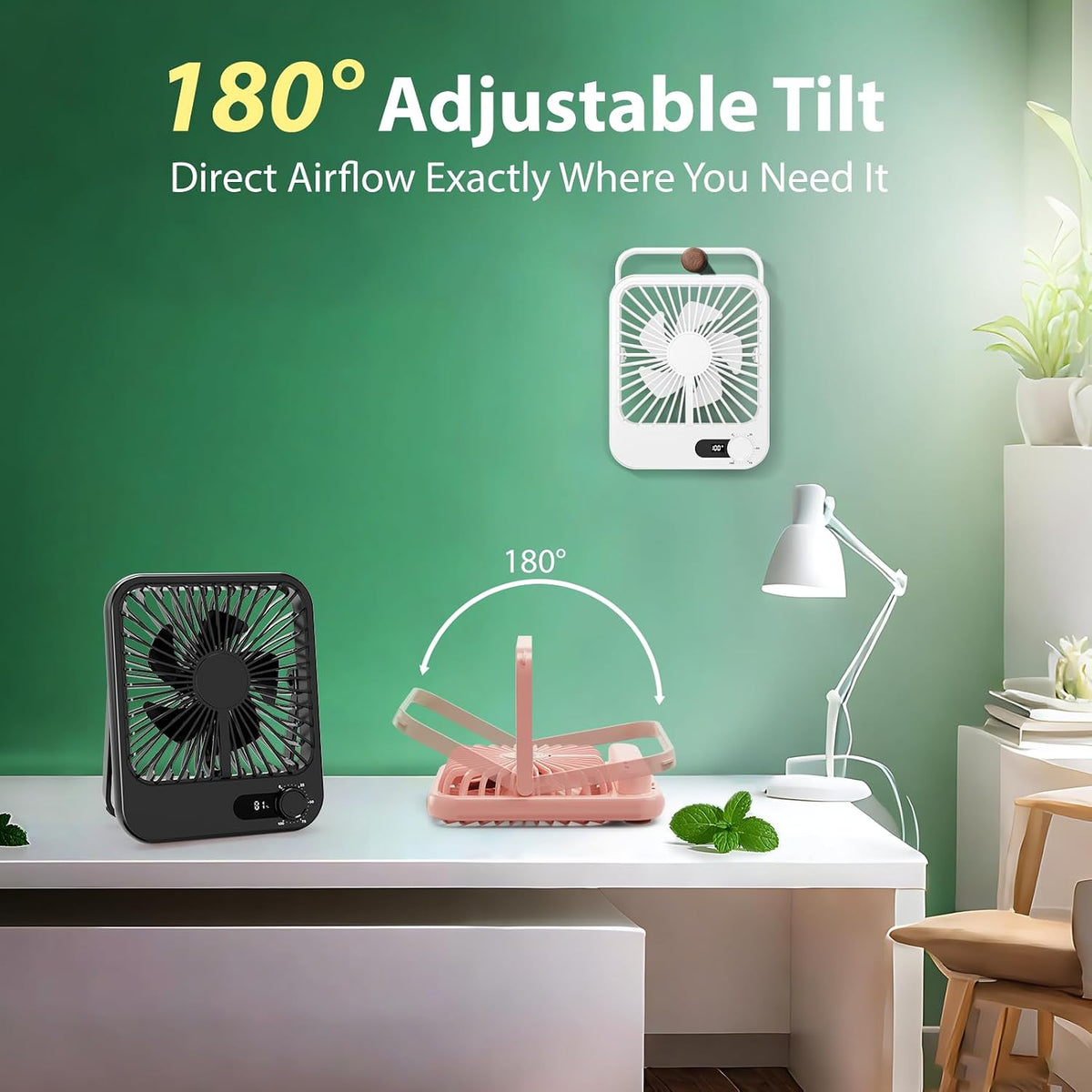 Portable Travel Fan for Cruise Approved, 4000mAh Cruise Essentials 2026 Rechargeable Fan100 Speed Wind Adjustable, Small Travel Essentials for Hotel Beside Sleeping Cruise Ship Must Haves
