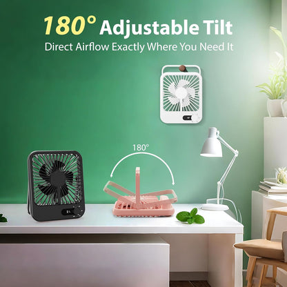 Portable Travel Fan for Cruise Approved, 4000mAh Cruise Essentials 2026 Rechargeable Fan100 Speed Wind Adjustable, Small Travel Essentials for Hotel Beside Sleeping Cruise Ship Must Haves