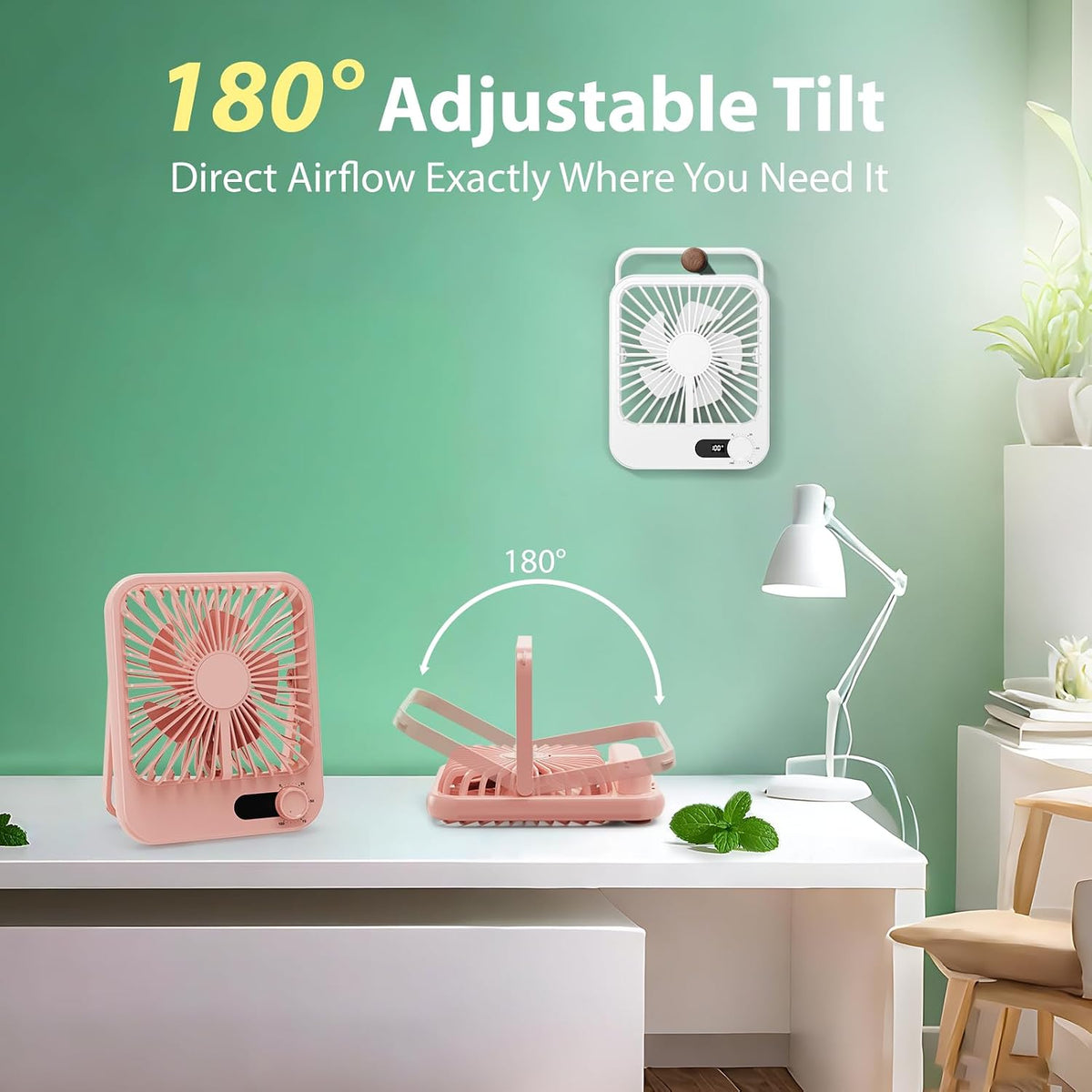 Portable Travel Fan for Cruise Approved, 4000mAh Cruise Essentials 2026 Rechargeable Fan100 Speed Wind Adjustable, Small Travel Essentials for Hotel Beside Sleeping Cruise Ship Must Haves