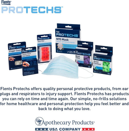 Protechs Quiet Time Foam Ear Plugs, NRR 33, 10 Pair, Purple