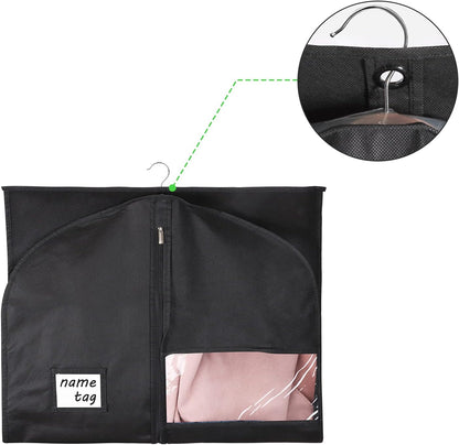 Garment Bags for Travel 54 in Tri-fold Suit Bags, Black