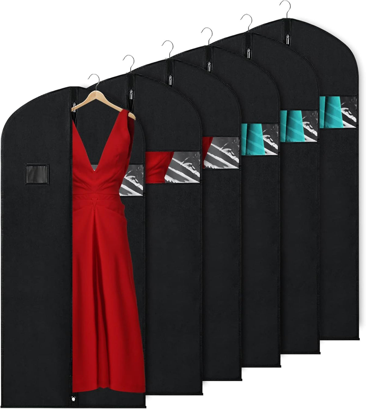 Garment Bags for Travel 54 in Tri-fold Suit Bags, Black