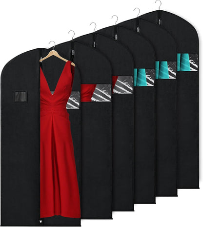 Garment Bags for Travel 54 in Tri-fold Suit Bags, Black