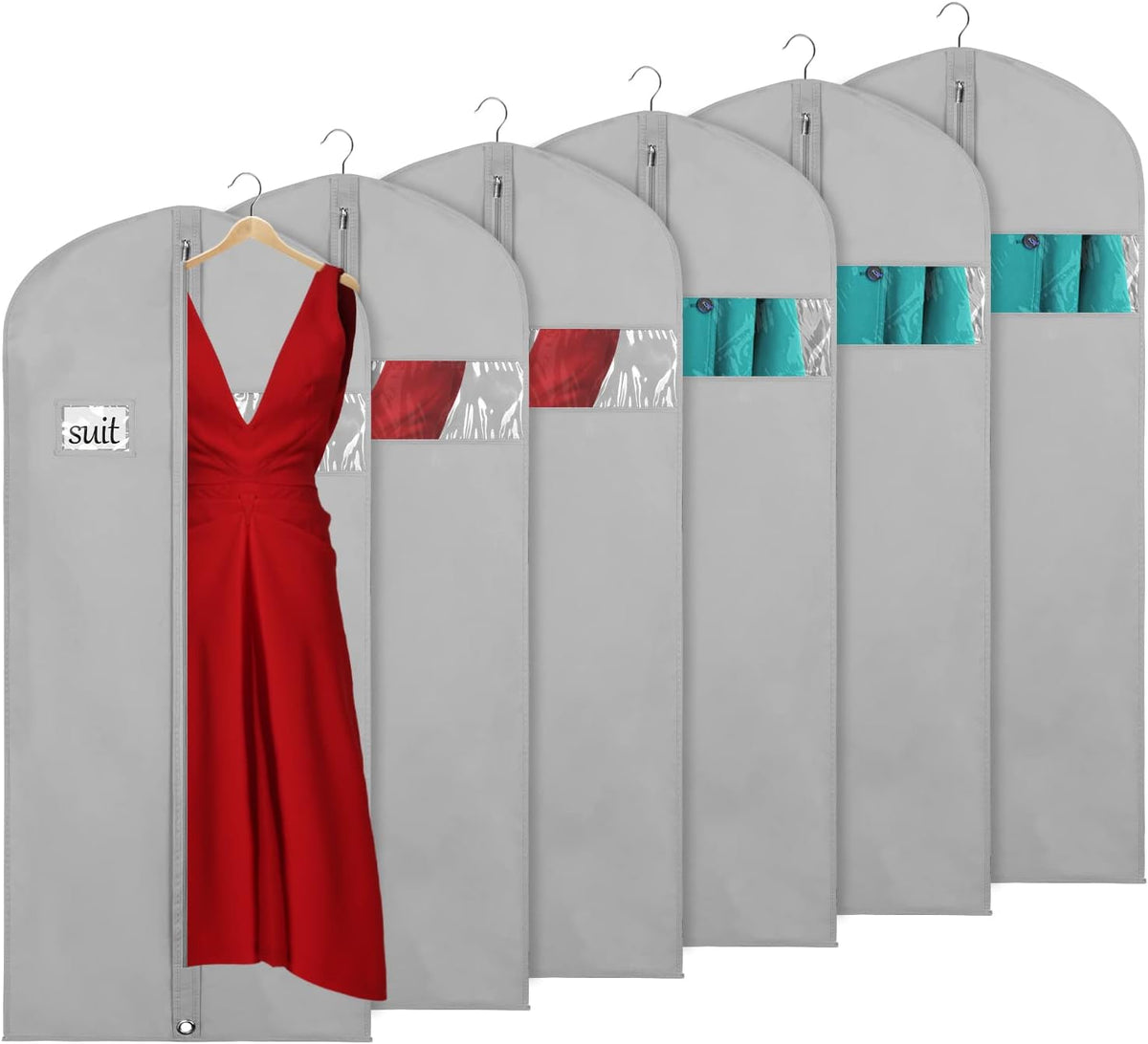 Garment Bags for Travel 54 in Tri-fold Suit Bags, Black