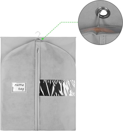 Garment Bags for Travel 54 in Tri-fold Suit Bags, Black