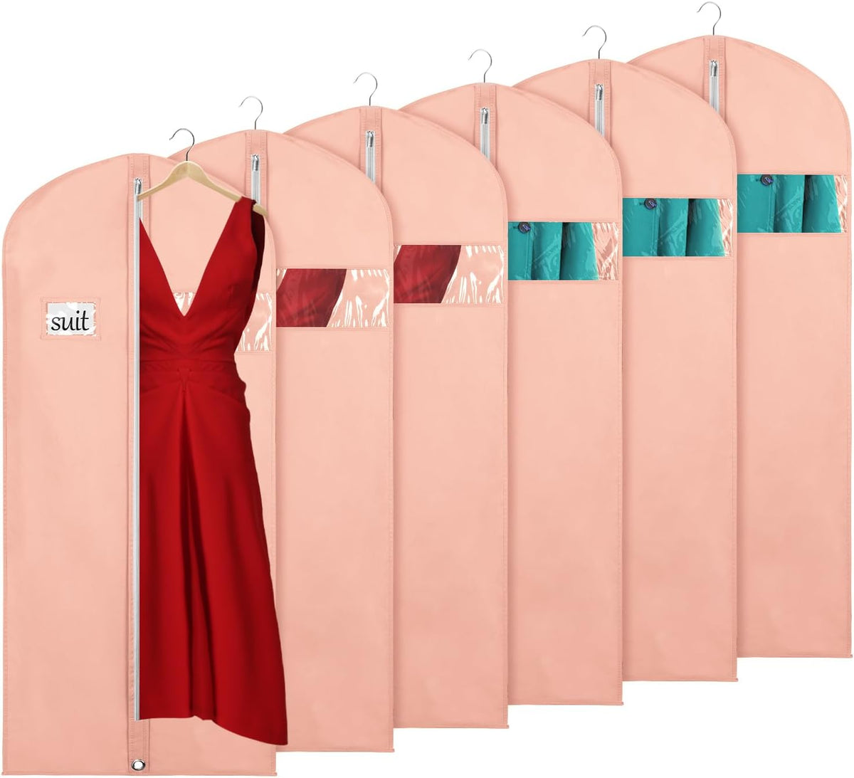 Garment Bags for Travel 54 in Tri-fold Suit Bags, Black