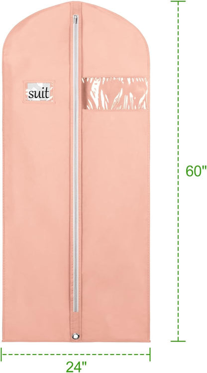 Garment Bags for Travel 54 in Tri-fold Suit Bags, Black