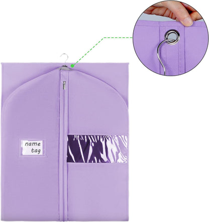 Garment Bags for Travel 54 in Tri-fold Suit Bags, Black