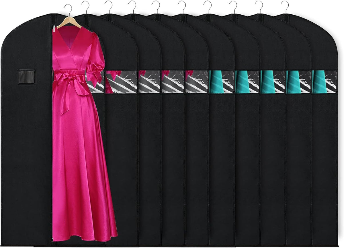 Garment Bags for Travel 54 in Tri-fold Suit Bags, Black