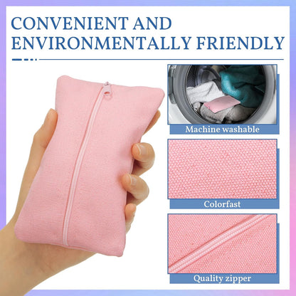 5 Pieces Tissues Purse Pocket Tissue Holder Reusable Travel Pouch Fabric Zipper Enclosed Small Size Flower Pattern Holder for Purse Coins for Christmas, 5.25 x 3 Inches (Floral Style)