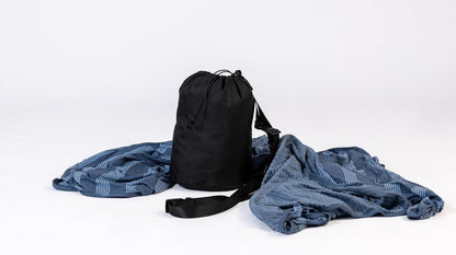 Soft Pink Checkered Dual-Sided Travel Blanket with Carrying Bag