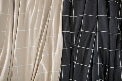 Soft Pink Checkered Dual-Sided Travel Blanket with Carrying Bag