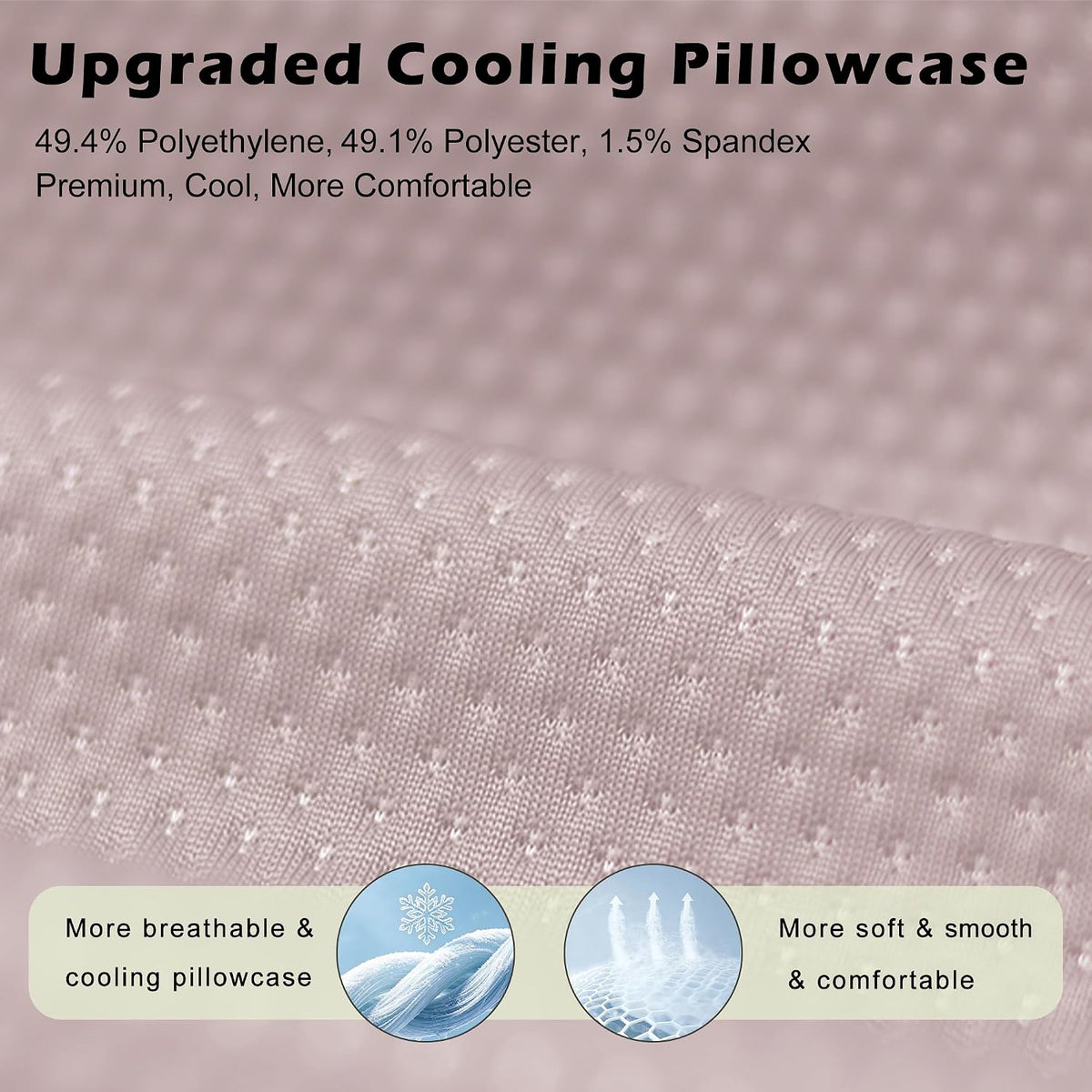 Cooling Travel Pillow, Small Memory Foam Camping Pillow with Adjustable Buckle Strap & Storage Bag, Compact Small Pillow for Airplane, Car Lumbar, Office, Washable Cooling Cover, Quarry Grey