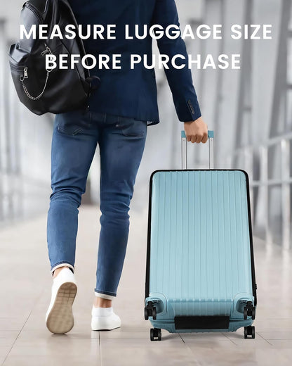 Travelkin Clear Luggage Cover For Suitcase, TPU Suitcase Cover Protector