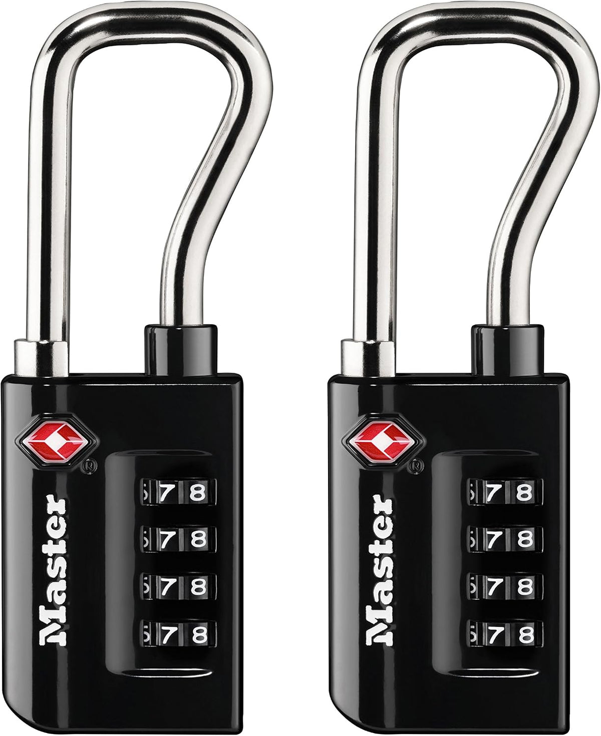 TSA Approved Combination Luggage Lock Black 4696THC