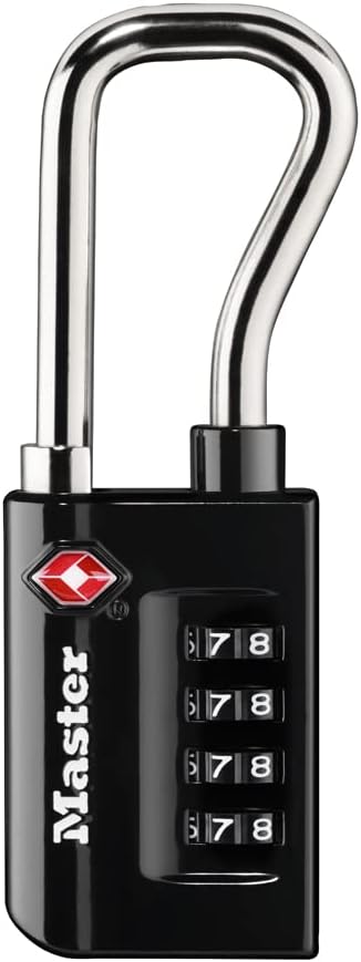 TSA Approved Combination Luggage Lock Black 4696THC