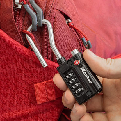 TSA Approved Combination Luggage Lock Black 4696THC