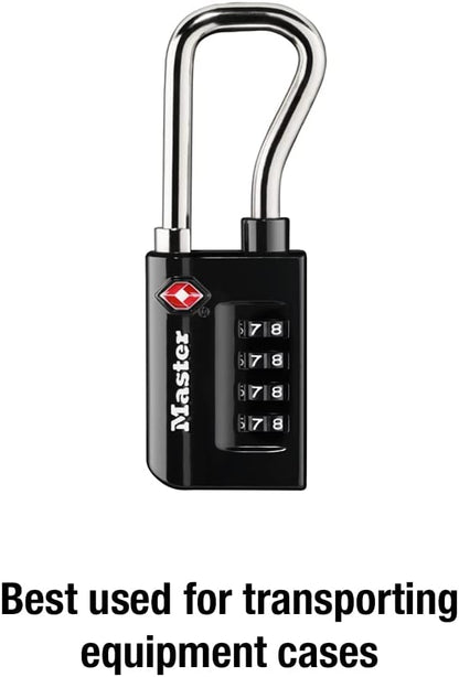 TSA Approved Combination Luggage Lock Black 4696THC