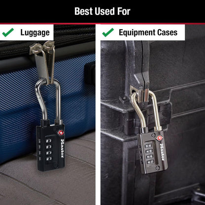 TSA Approved Combination Luggage Lock Black 4696THC