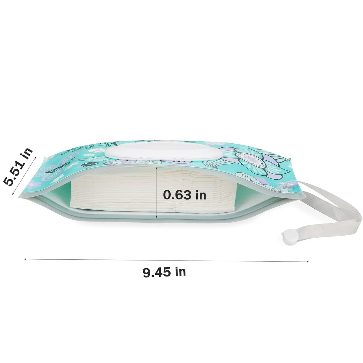 4 Pack Baby Wipe Dispenser, Portable Wipe Holder Refillable Baby Wipes Container Wet Wipe Pouch or outings and Travel