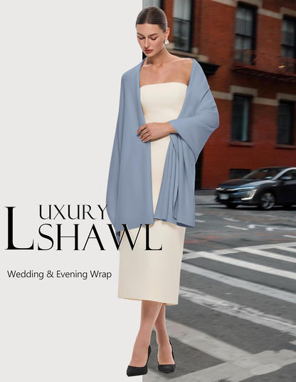 Women's Pashmina Shawl Wrap Large Wedding Bridal Evening Winter Scarf