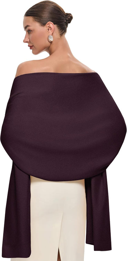 Women's Pashmina Shawl Wrap Large Wedding Bridal Evening Winter Scarf