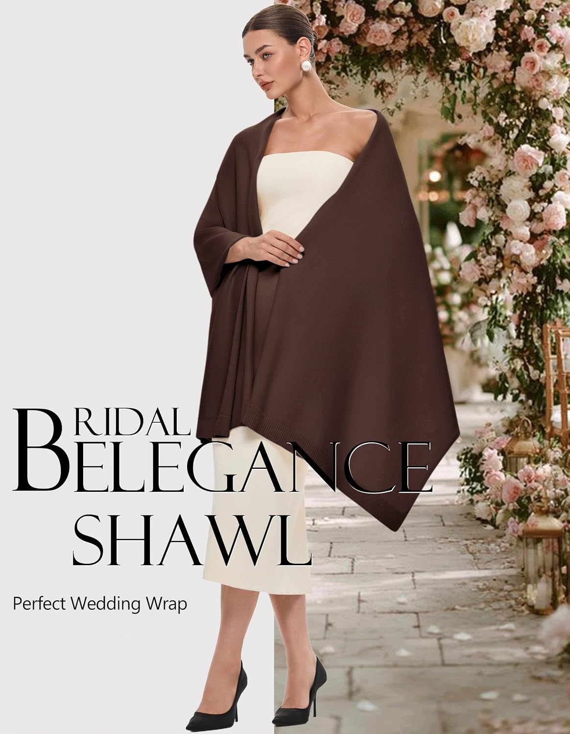 Women's Pashmina Shawl Wrap Large Wedding Bridal Evening Winter Scarf