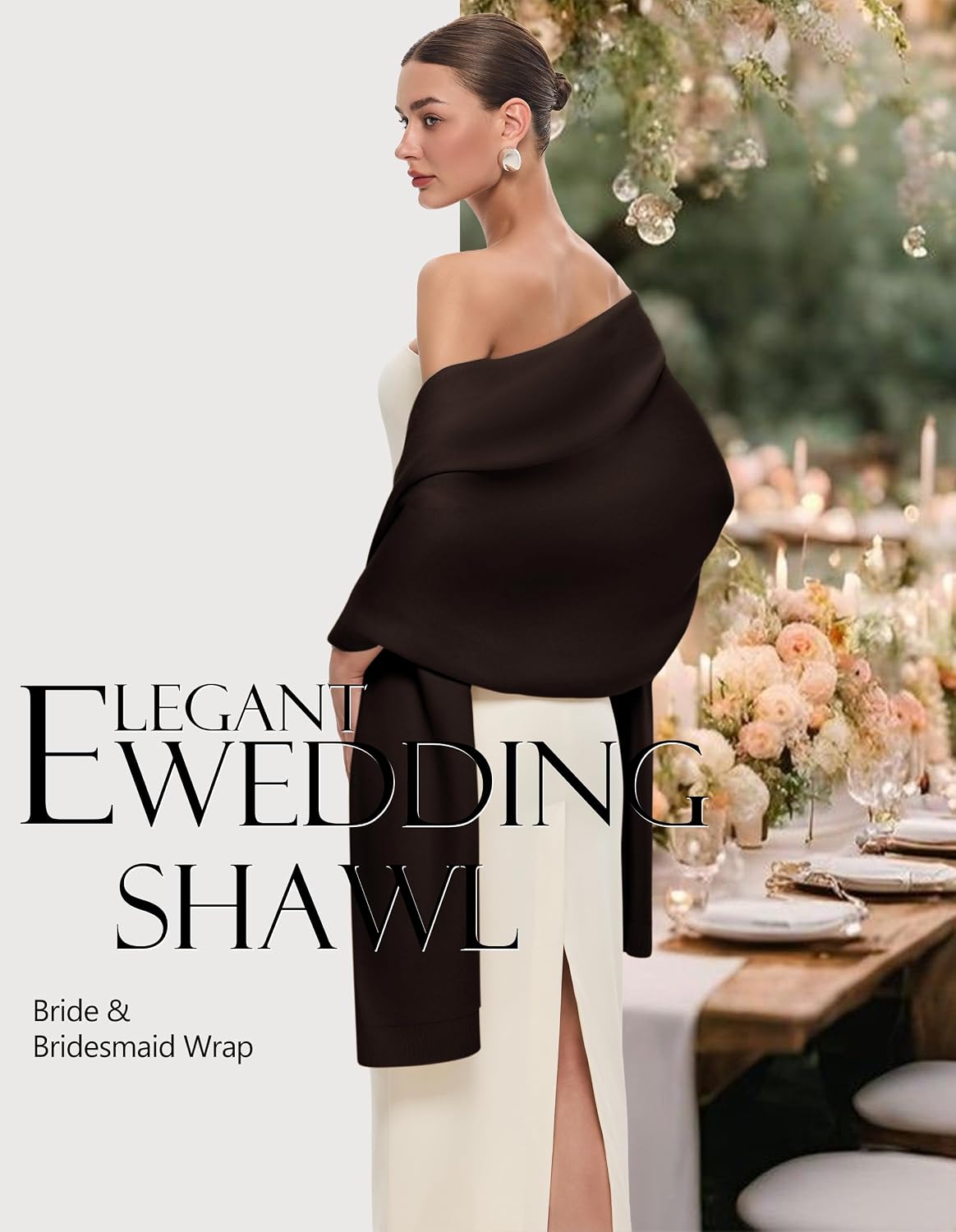 Women's Pashmina Shawl Wrap Large Wedding Bridal Evening Winter Scarf