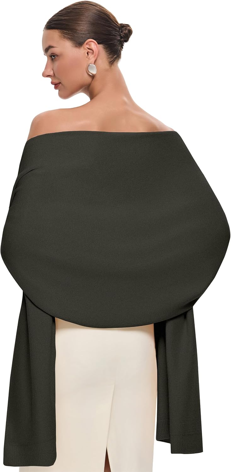 Women's Pashmina Shawl Wrap Large Wedding Bridal Evening Winter Scarf