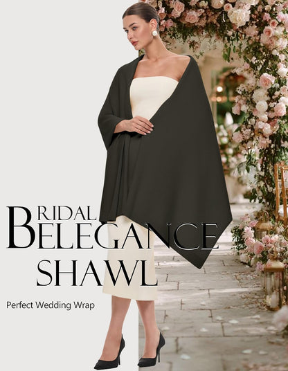 Women's Pashmina Shawl Wrap Large Wedding Bridal Evening Winter Scarf