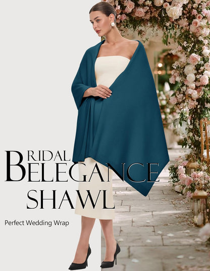 Women's Pashmina Shawl Wrap Large Wedding Bridal Evening Winter Scarf