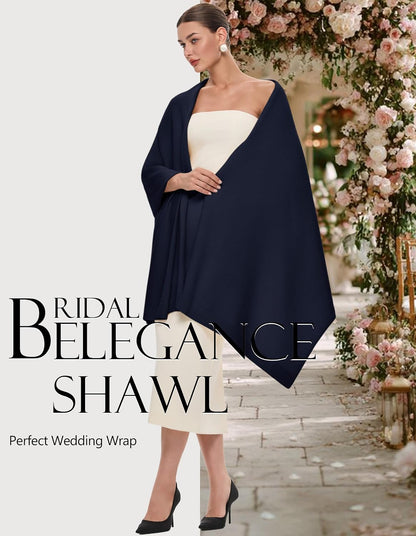 Women's Pashmina Shawl Wrap Large Wedding Bridal Evening Winter Scarf