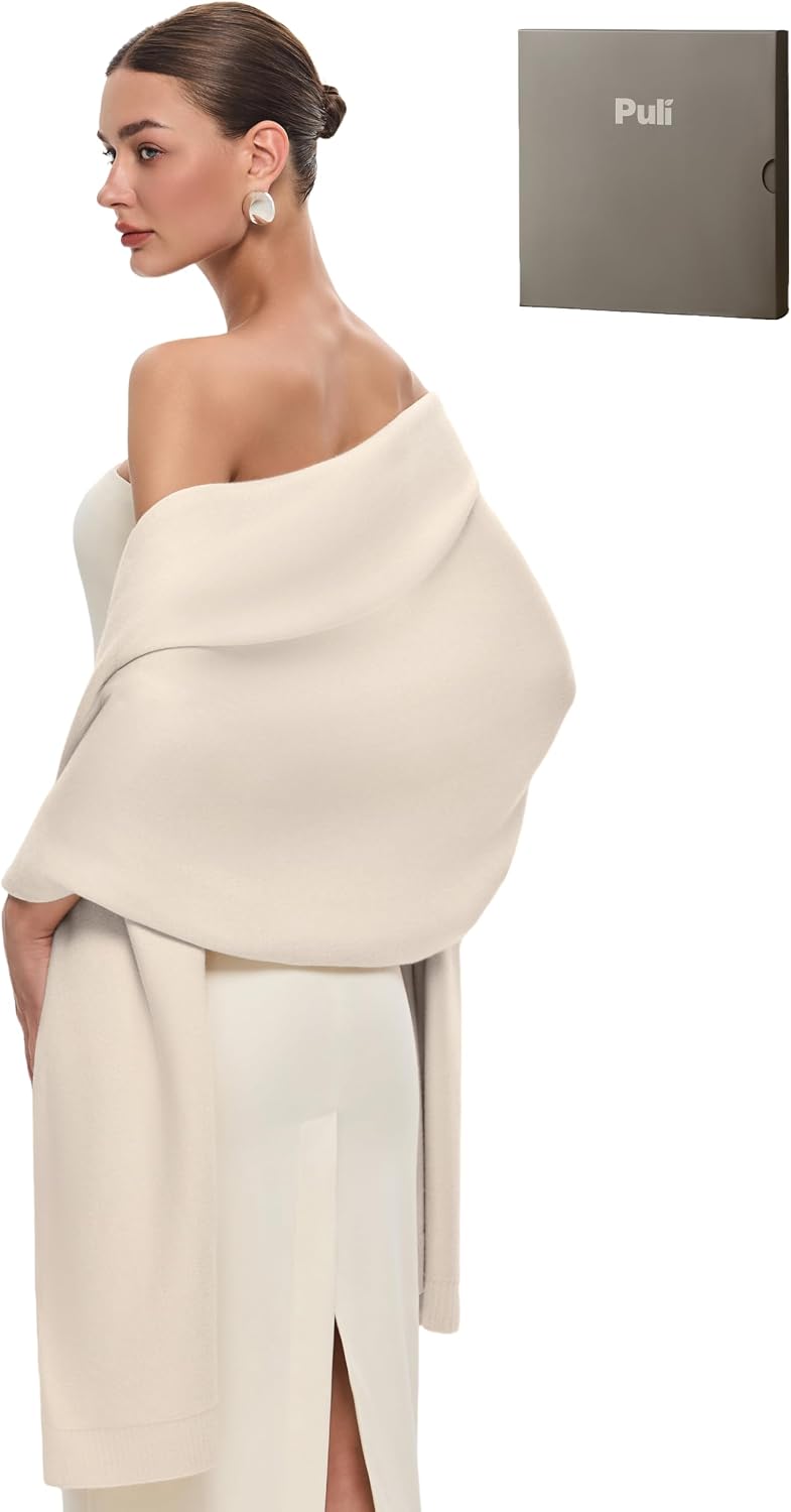 Women's Pashmina Shawl Wrap Large Wedding Bridal Evening Winter Scarf