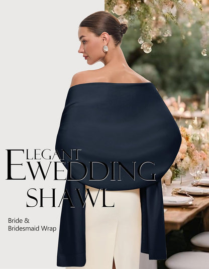 Women's Pashmina Shawl Wrap Large Wedding Bridal Evening Winter Scarf