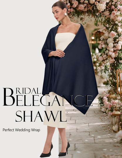 Women's Pashmina Shawl Wrap Large Wedding Bridal Evening Winter Scarf