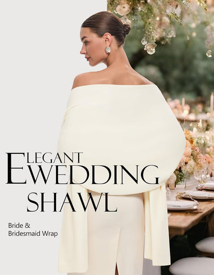 Women's Pashmina Shawl Wrap Large Wedding Bridal Evening Winter Scarf