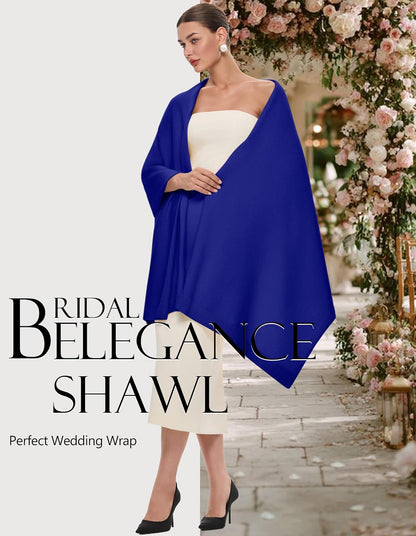 Women's Pashmina Shawl Wrap Large Wedding Bridal Evening Winter Scarf
