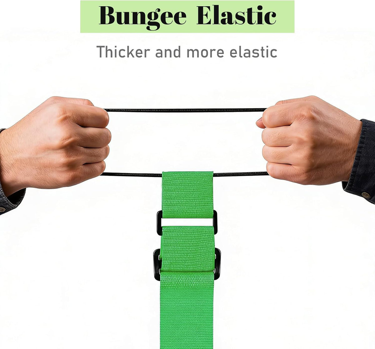 2 Pack Multi Use Strong Adjustable Luggage Connector Straps for Suitcases