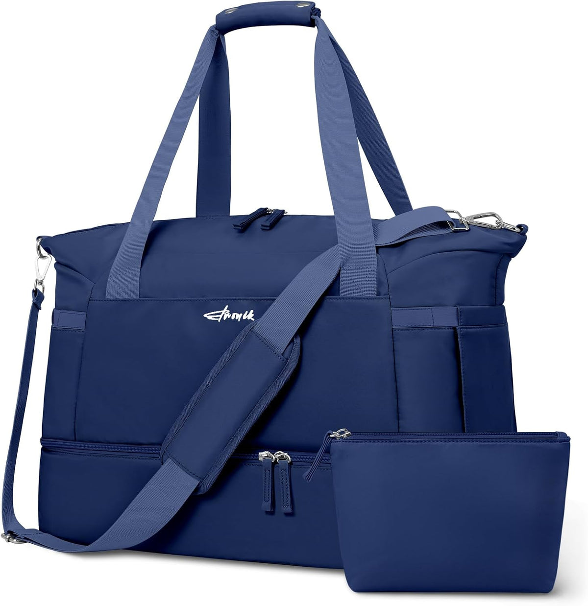 Gym Bag for Women, Personal Item Travel Bag with Shoes Compartment for Trip
