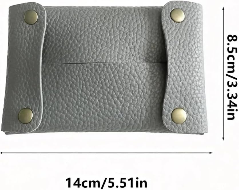 Pocket Tissue Holder for Purse, Soft Tissue Box Reusable Tissue Travel Pouch Paper Box Bag for Face Towels