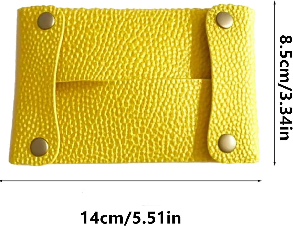 Pocket Tissue Holder for Purse, Soft Tissue Box Reusable Tissue Travel Pouch Paper Box Bag for Face Towels
