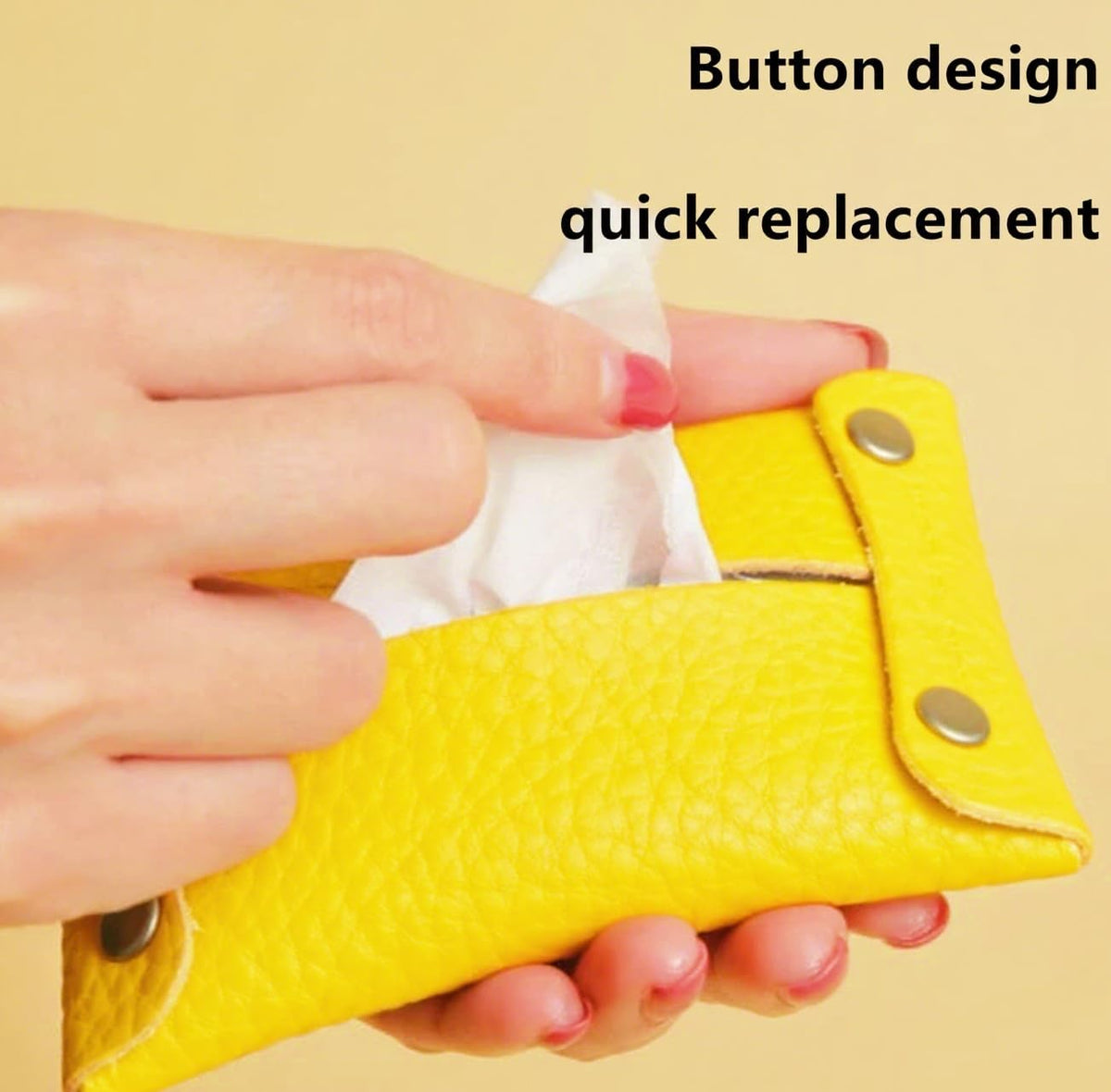 Pocket Tissue Holder for Purse, Soft Tissue Box Reusable Tissue Travel Pouch Paper Box Bag for Face Towels