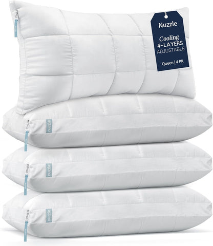Standard Adjustable Neck Pillow,Soft Luxury Hotel Feel