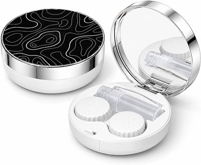 Contact Lens Case, Travel Contact Lens Cases Cute Contact Case and Solution Perfect for Daily Travel Outdoor