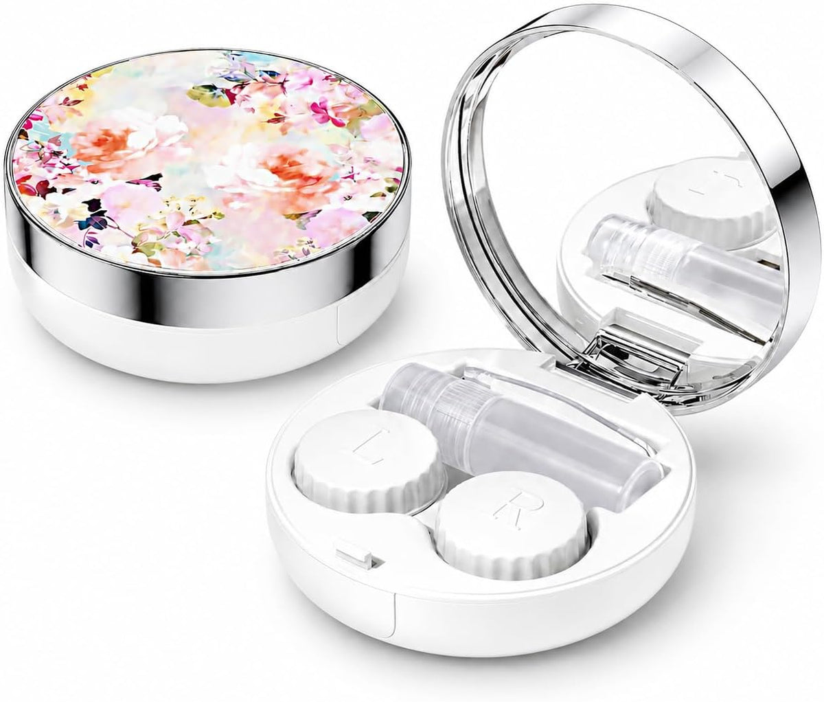 Contact Lens Case, Travel Contact Lens Cases Cute Contact Case and Solution Perfect for Daily Travel Outdoor