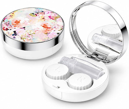 Contact Lens Case, Travel Contact Lens Cases Cute Contact Case and Solution Perfect for Daily Travel Outdoor